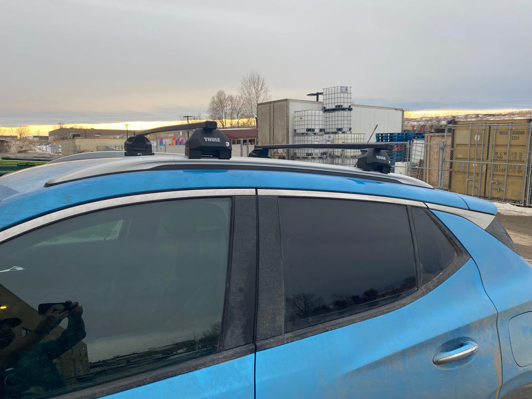Thule SquareBar Evo Roof Rack Installation on a 2025 Buick Encore GX